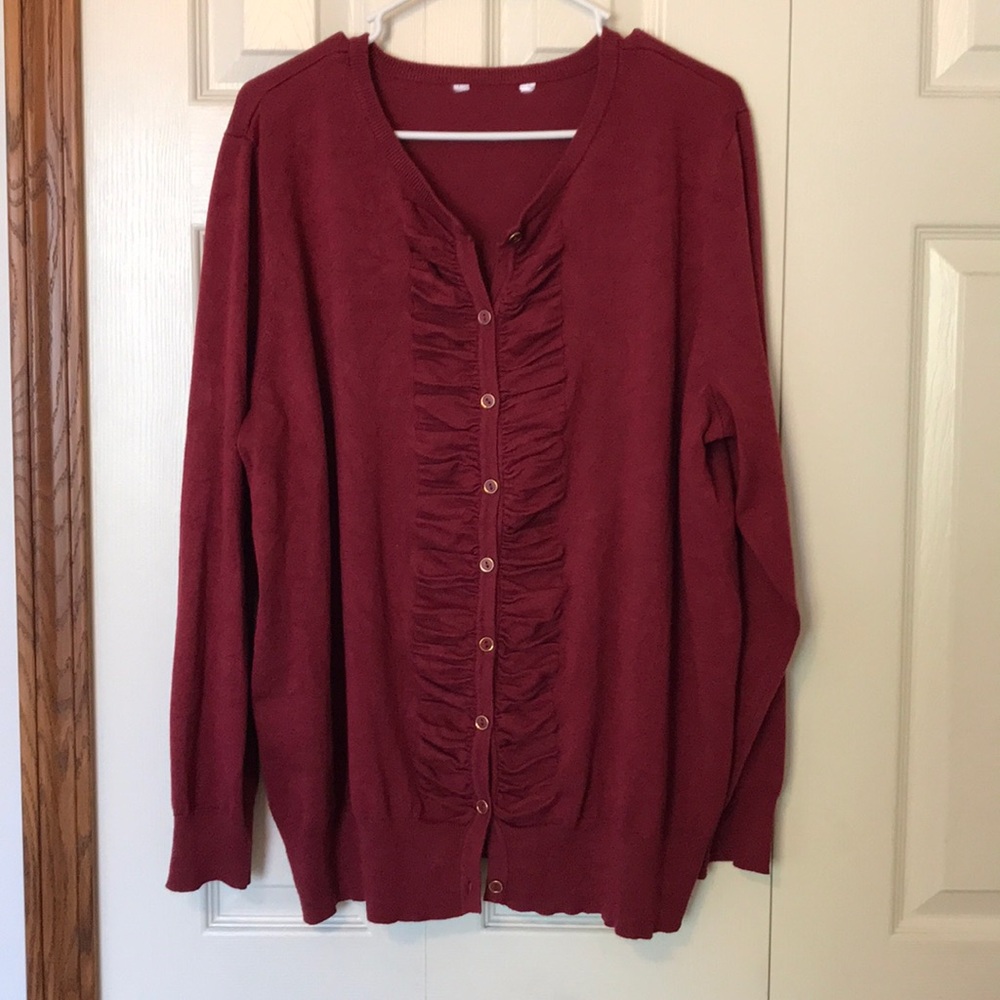 Wine Cardigan